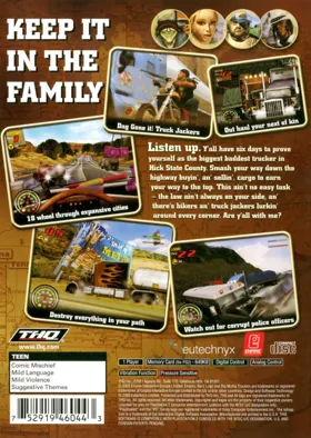 Big Mutha Truckers box cover back